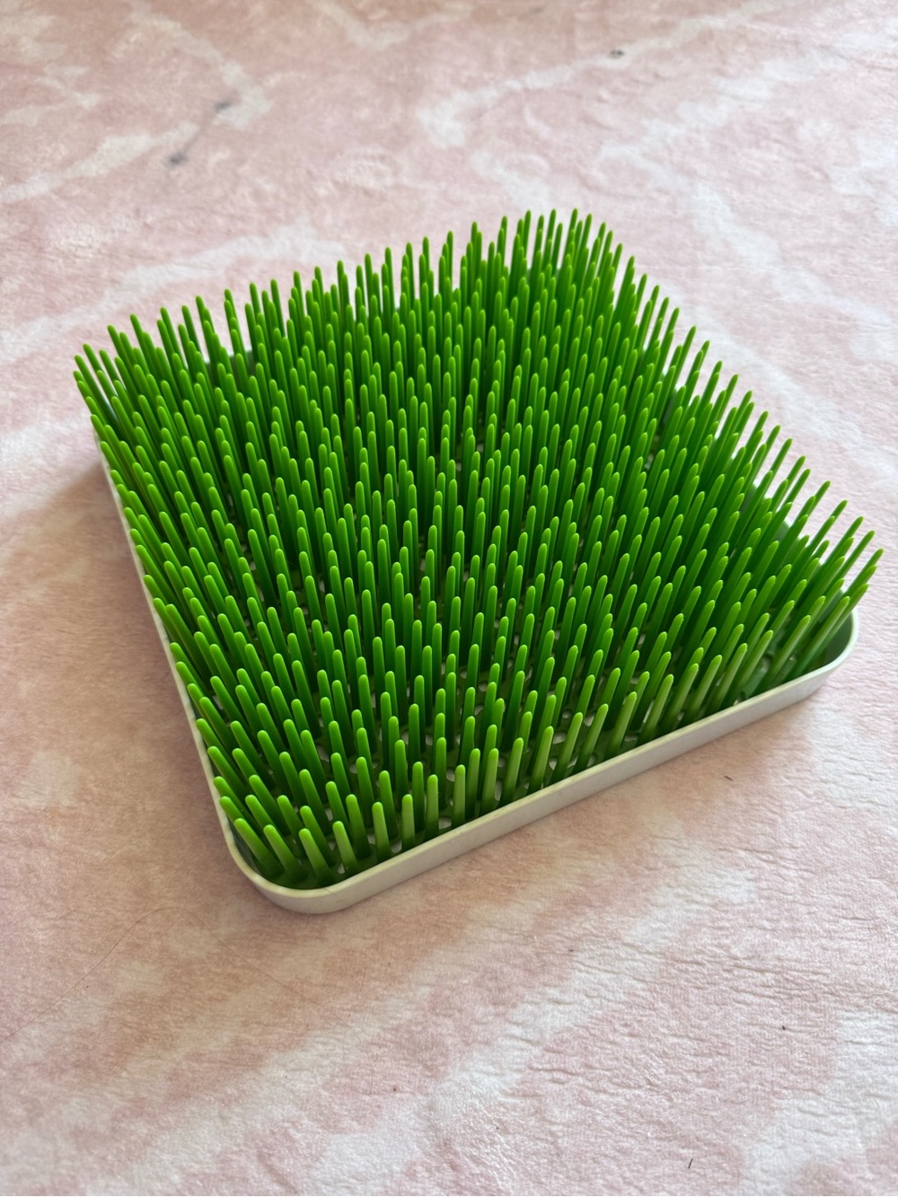 Boon Grass Plastic Drying Rack - Modern Countertop Baby Organizer